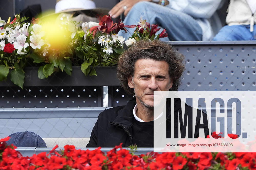 Diego Forlan during Madrid Open Tennis 2025 match. April 30, 2026. (2026043097)