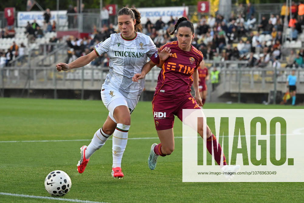 CALCIO - Serie A Femminile - AS Roma vs Ternana Women Marika Massimino of Ternana,Evelyne Viens of AS Roma during the match Serie A Women s AS Roma v Ternana at The Fontane stadium in Rome, Italy, May 02nd, 2026 Mattia Vian Roma Italy