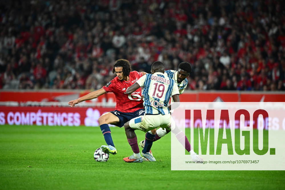 Bouaddi ayyoub FOOT L1 2026 LILLE LE HAVRE 1 1 STADE PIERRE MAUROY VILLENEUVE D ASCQ FRANCE 03 05 2026 LAHALLE PIERRE gourna douath lucas 19 et ebonog simon en defense VILLENEUVE D ASCQ STADE PIERRE MAUROY France GermanyxJapanxUKxFrancexBelgiumxOUT
