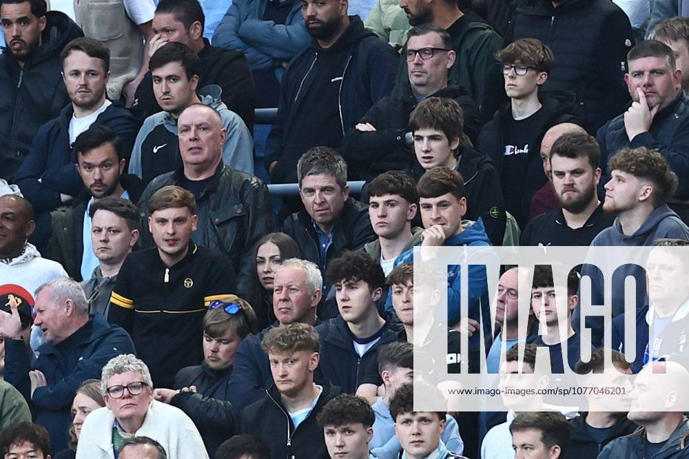 Man City fan and Oasis member Noel Gallagher in the away end Everton v Manchester City, Premier League, Football, Hill Dickinson Stadium, Liverpool , UK - 04 May 2026Liverpool Hill Dickinson Stadium United Kingdom