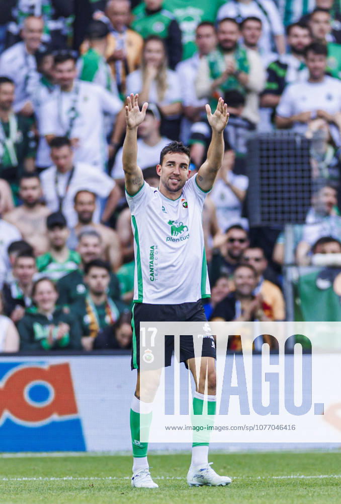 Real Racing Club de Santander vs SD Huesca - LaLiga Hypermotion - 03 05 2026 Jaime Mata of Real Racing Club de Santander celebrates his goal during the LaLiga Hypermotion match between Real Racing Club de Santander and SD Huesca at Estadio El Sardinero on May 03, 2026 in Santander, Spain. Santander Spain