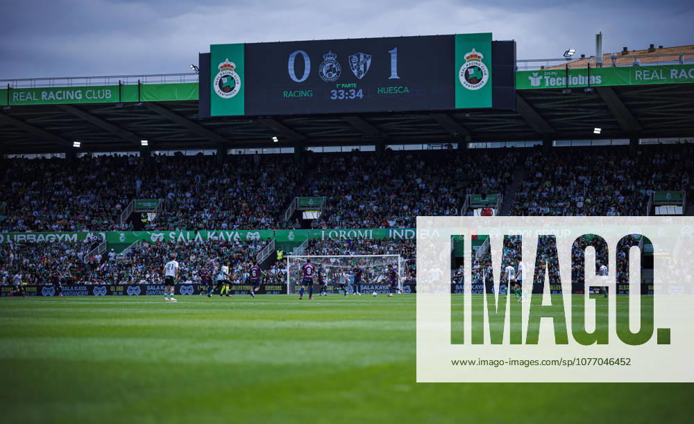 Real Racing Club de Santander vs SD Huesca - LaLiga Hypermotion - 03 05 2026 General view of El Sardinero stadium during the LaLiga Hypermotion match between Real Racing Club de Santander and SD Huesca at Estadio El Sardinero on May 03, 2026 in Santander, Spain. Santander Spain