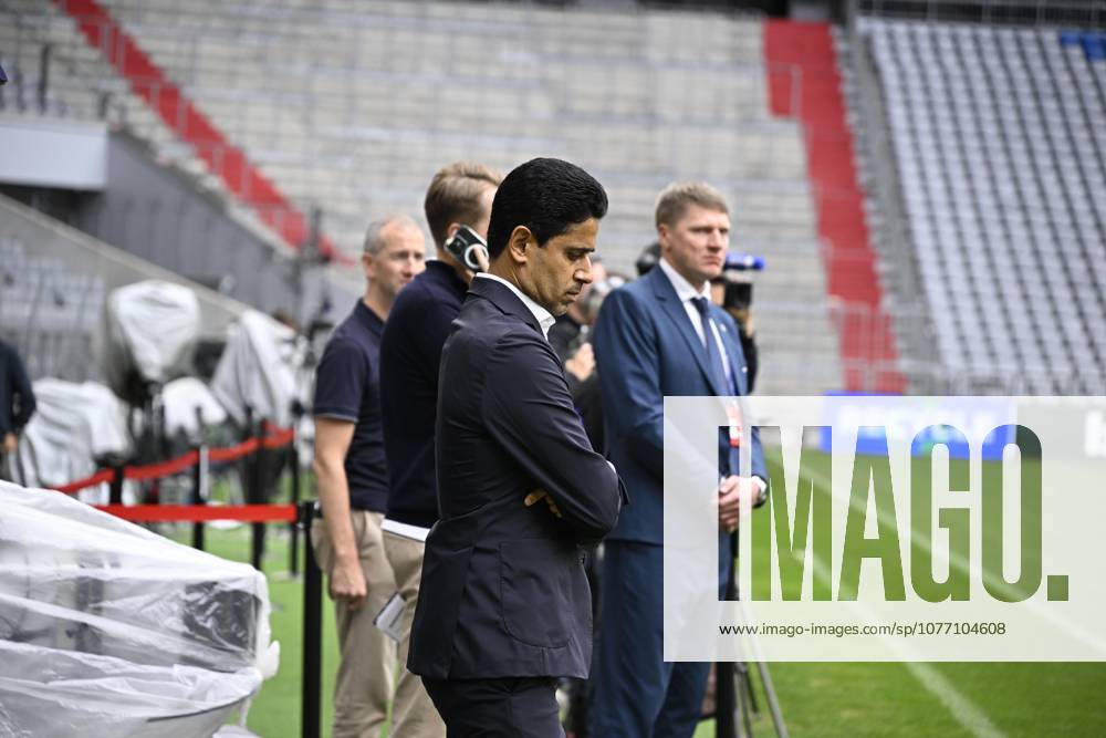 Al khelaifi nasser FOOT CHAMPIONS LEAGUE 2026 TRAINING PSG ALLIANZ ARENA MUNICH GERMANY 05 05 2026 MANTEY STEPHANE avant bayern munich psg MUNICH ALLIANZ ARENA GermanyxJapanxUKxFrancexBelgiumxOUT