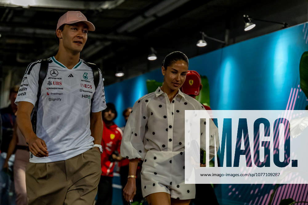 Miami Grand Prix - Race day - Miami International Autodrome MIAMI INTERNATIONAL AUTODROME, UNITED STATES - MAY 03: George Russell, Mercedes F1 W17 from United Kingdom during the Miami Grand Prix at Miami International Autodrome on Sunday May 03, 2026 in Miami, Florida, United States (Photo by Michael Potts BSR Agency) Content not available for redistribution in The Netherlands directly or indirectly through any third parties.