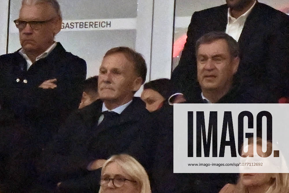 Football UEFA Champions League 1 2 Final, FC Bayern Muenchen Paris St Germain v l Hans Joachim Watzke Markus Söder Muenchen