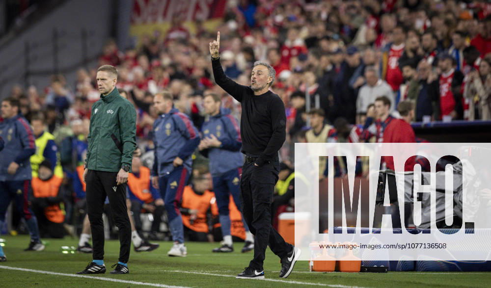 Munich, Germany 06th May 2026 Coach Luis Enrique PSG FC Bayern Munich Paris Saint Germain 06 05 2026