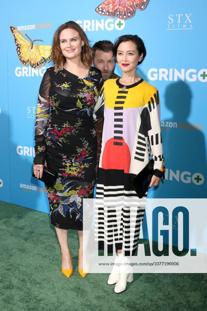Los Angeles, CA, USA - LOS ANGELES - MAR 6: Emily Deschanel, Joel Edgerton, Guest at the Gringo Premiere at Regal LA Live on March 6, 2018 in Los Angeles, CA