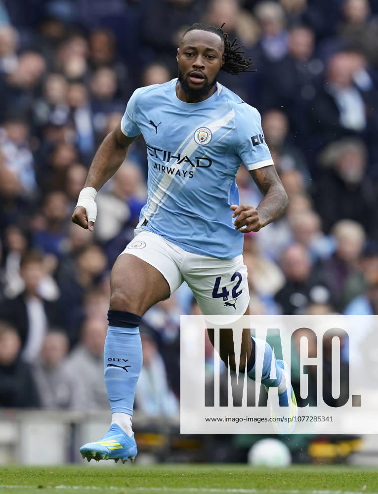 Manchester, England, 9th May 2026. Antoine Semenyo of Manchester City during the Manchester City vs Brentford Premier League match at the Etihad Stadium, Manchester. Picture credit should read: Andrew Yates Sportimage . SPI_047_AY_MAN_CITY_BRENTFORD SPI-4788-0051