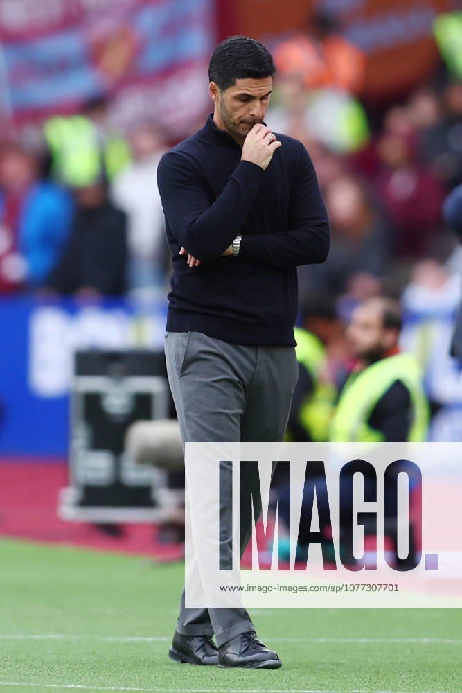 London, England, 10th May 2026. Mikel Arteta, Manager of Arsenal during the West Ham United vs Arsenal Premier League match at the London Stadium, London. Picture credit should read: Paul Terry Sportimage . SPI_027_PT_West_Ham_Arsenal SPI-4793-0027