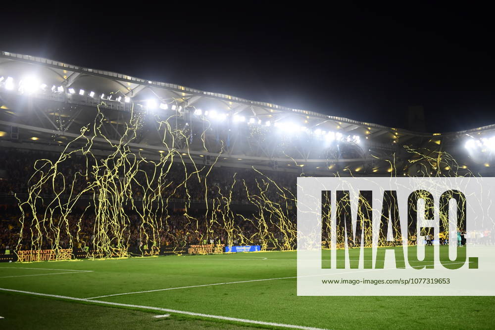 SuperLeague Greece Playoffs AEK FC vs Panathinaikos - Players of AEK FC celebrate the winning of the Championship right after the SuperLeague Play-Offs soccer match between AEK FC vs Panathinaikos that they won by 1-0 in Athens, Greece, 10 May 2026. IMAGO ONE INCH PRODUCTIONS PIRAEUS Greece