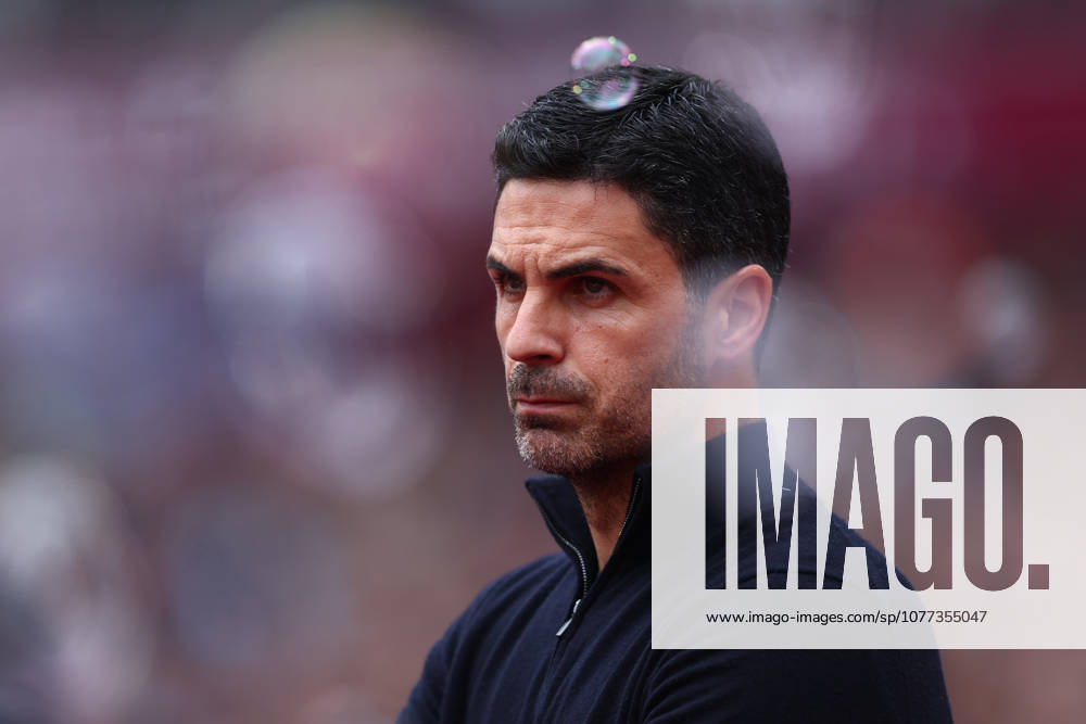 London, England, 10th May 2026. Mikel Arteta, Manager of Arsenal during the West Ham United vs Arsenal Premier League match at the London Stadium, London. Picture credit should read: Paul Terry Sportimage . SPI_123_PT_West_Ham_Arsenal SPI-4793-0123