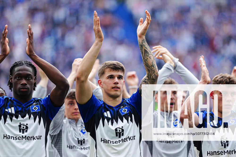 Luka Vuskovic Hamburger SV, 44 GER, Hamburger SV vs SC Freiburg, Football, 1 Bundesliga, Matchday 33, Season 2025 2026, 10 05 2026 DFL REGULATES PROHIBIT ANY USE OF PHOTOGRAPHS AS IMAGE SEQUENCES AND OR QUASI VIDEO GER, Hamburger SV vs SC Freiburg, Football, 1 Bundesliga, Matchday 33, Season 2025 2026, 10 05 2026 Hamburg