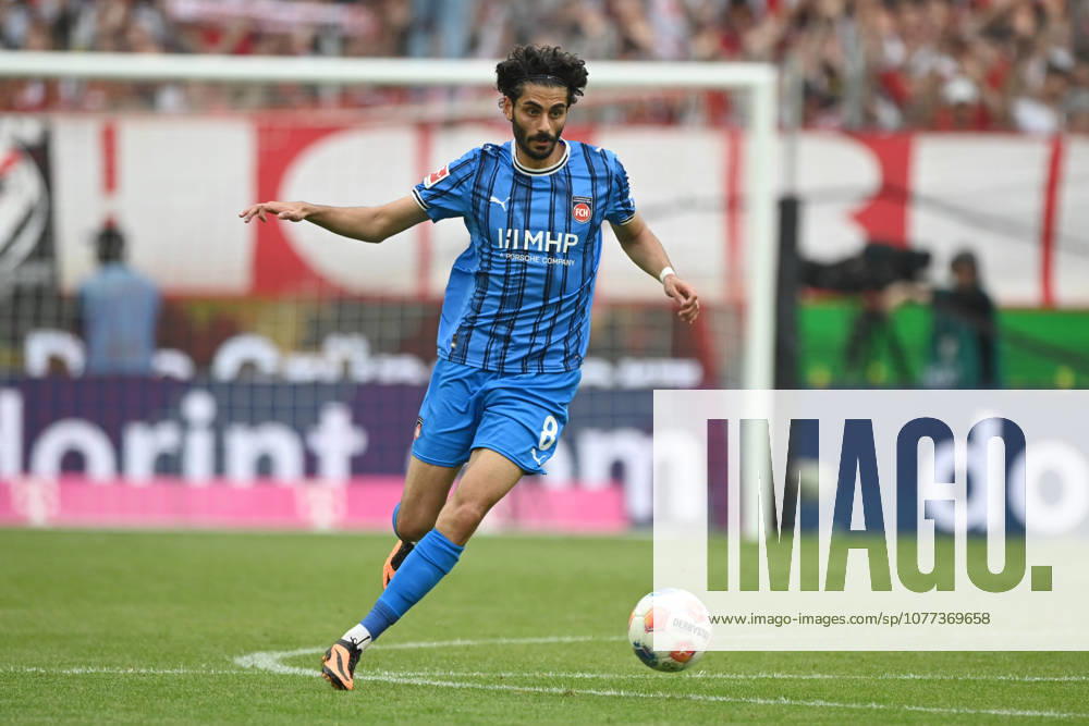 Eren Sami DINKCI HDH action, single action Football 1 Bundesliga, 33 matchday, matchday33, 1 FC Koeln K 1 FC Heidenheim 1 3 on 10 05 2026 in Koeln Germany DFL regulations prohibit any use of photographs as image sequences and or quasi video Â