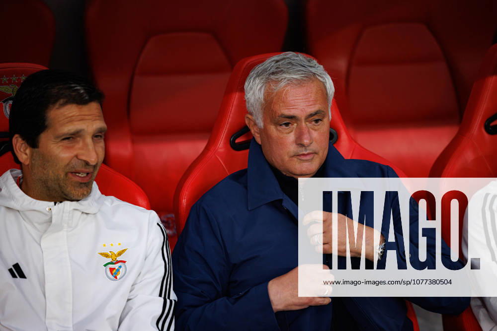 Jose Mourinho seen during Liga Portugal game between teams of SL Benfica and SC Braga (Maciej Rogowski Ball Raw Images PT) Lisboa Estadio Da Luz Portugal
