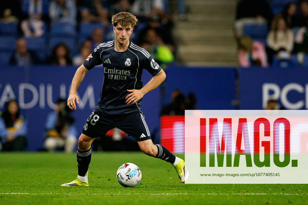 Cesar Palacios seen during LaLiga EASPORTS game between teams of RCD Espanyol de Barcelona and Real Madrid FC at RCDE Stadium (Maciej Rogowski Ball Raw Images) Barcelona RCDE Stadium Spain