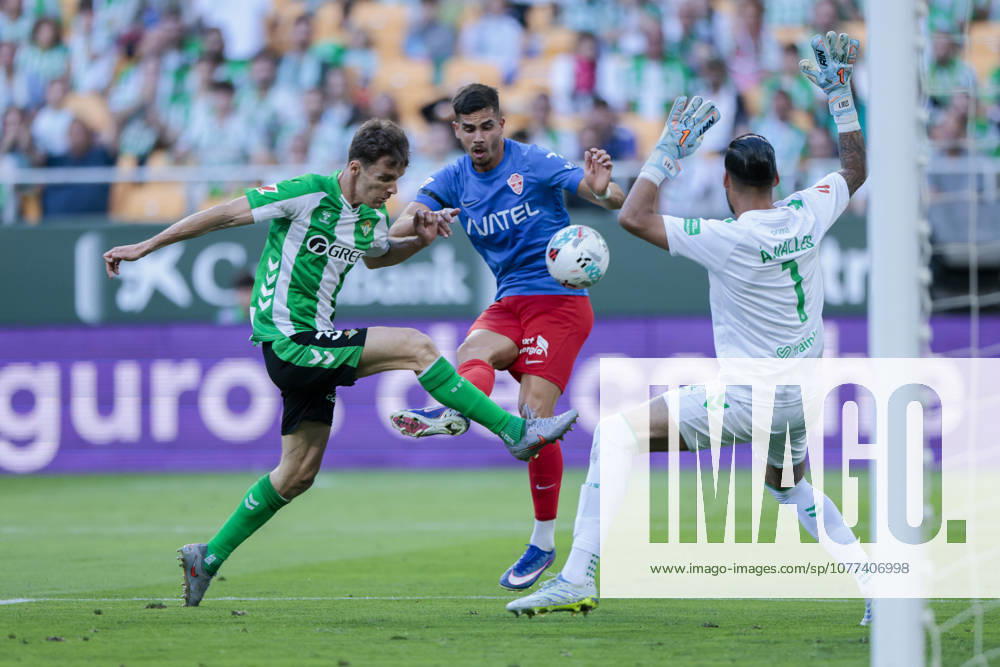 Real Betis V Elche CF - La Liga EA Sports Andre Silva of Elche CF hits the ball during the La Liga EA Sports match between Real Betis and Elche CF at La Cartuja Stadium in Seville, Spain, on May 12, 2026. Seville Spain