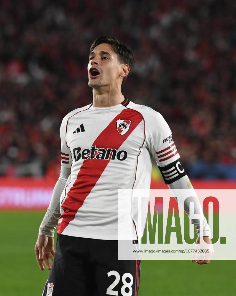River Plate v Gimnasia y Esgrima La Plata - Torneo Apertura 2026 Lucas Martinez Quarta of River Plate celebrates his goal during the match between River Plate and Gimnasia y Esgrima La Plata at Estadio Mas Monumental in Buenos Aires, Argentina, on May 13, 2023. Buenos Aires Buenos Aires Argentina