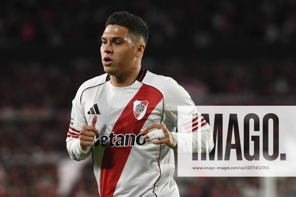 River Plate v Gimnasia y Esgrima La Plata - Torneo Apertura 2026 Juan Fernando Quintero of River Plate during the match between River Plate and Gimnasia y Esgrima La Plata at Estadio Mas Monumental in Buenos Aires, Argentina, on May 13, 2023. Buenos Aires Buenos Aires Argentina