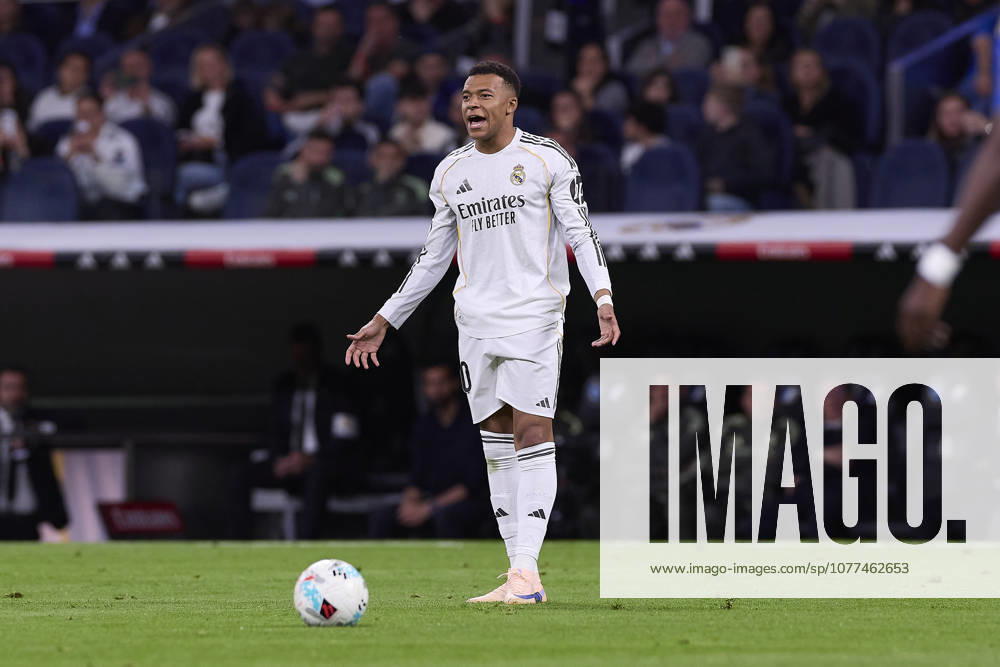 Kylian Mbappe of Real Madrid CF is seen in action during the LaLiga EA Sports 2025 2026 week 36 football match between Real Madrid and Real Oviedo at Santiago Bernabeu stadium. Final score; Real Madrid CF 2:0 Real Oviedo Madrid Spain - ZUMAs197 20260514_aaa_s197_558