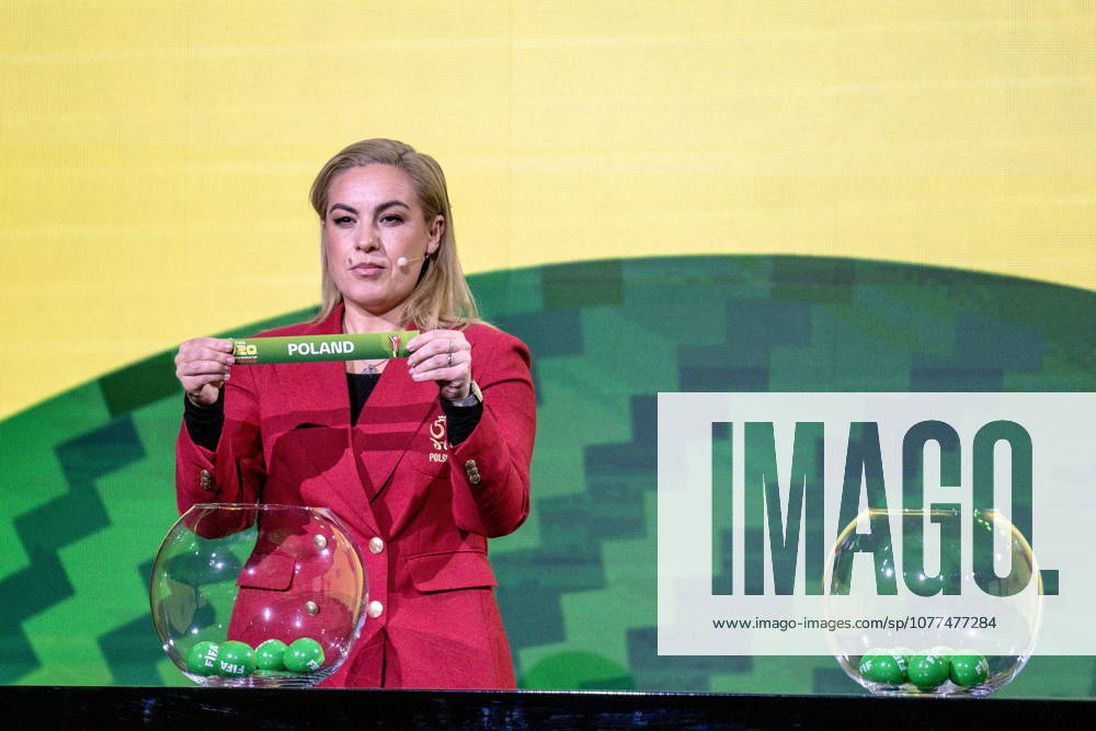LODZ 15.05.2026 LOSOWANIE GRUP MISTRZOSTW SWIATA FIFA U-20 KOBIET 2026 --- GROUP STAGE DRAW WOMEN S WORLD CUP FIFA U-20 2026 N Z NINA PATALON WYLOSOWANA POLSKA POLAND DRAW FOT.PAWEL PIOTROWKSKI 400MM NEWSPIX.PL --- newspix.pl