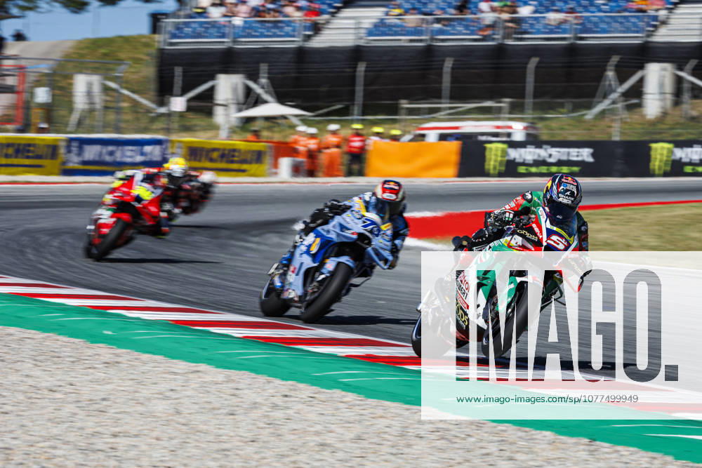 16th May 2026; Circuit de Barcelona, Barcelona, Catalonia, Spain; 2026 MotoGP of Catalunya Qualifying and Sprint Day; Johann Zarco of the Castrol Honda Lcr team leads followed by Alex Marquez of the Bk8 Gresini Racing Motogp team during the race weekend PabloxGuillen