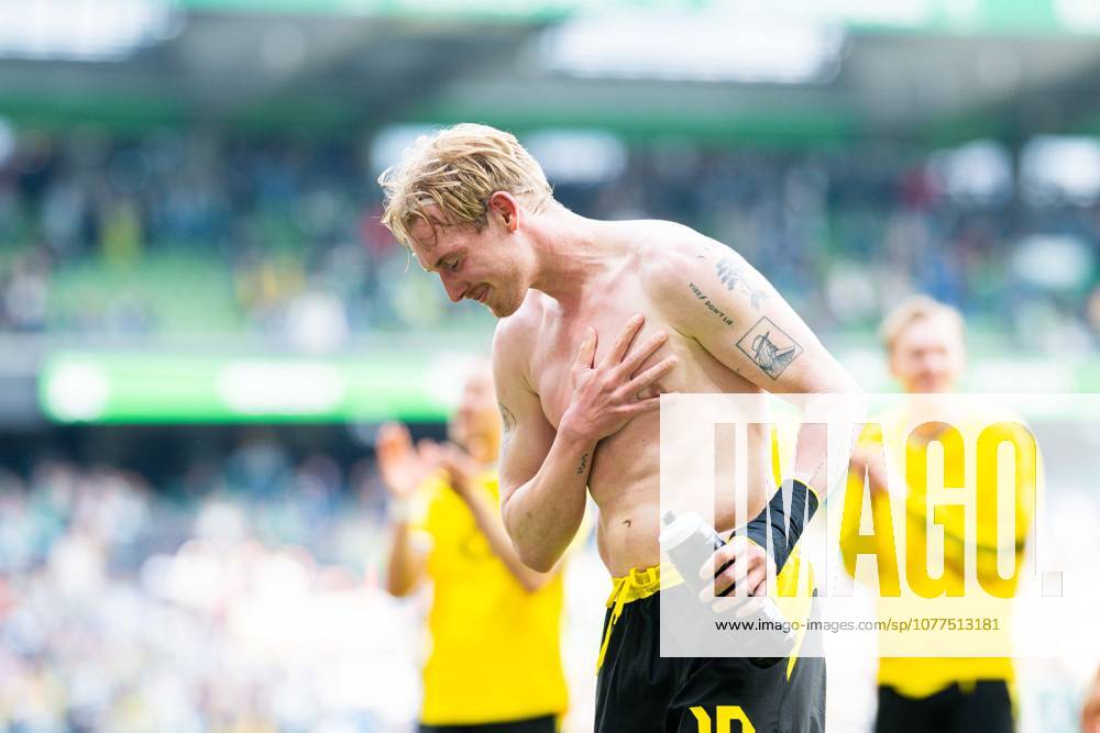 Soccer, 2025 2026, 1 Bundesliga, Matchday 34, SV Werder Bremen Borussia Dortmund Julian Brandt Dortmund DFL REGULATIONS PROHIBIT ANY USE OF PHOTOGRAPHS AS IMAGE SEQUENCES AND OR QUASI VIDEO