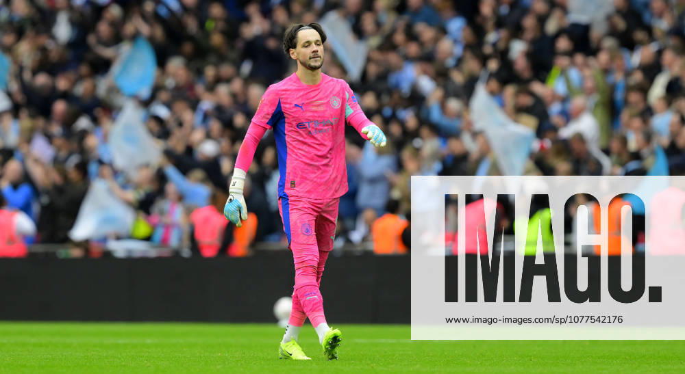 Chelsea v Manchester City, London, UK - 16 May 2025 James Trafford of Manchester City during the FA Cup Final match between Chelsea and Manchester City on 16th May 2026 at Wembley Stadium, London London Wembley Stadium London GBR