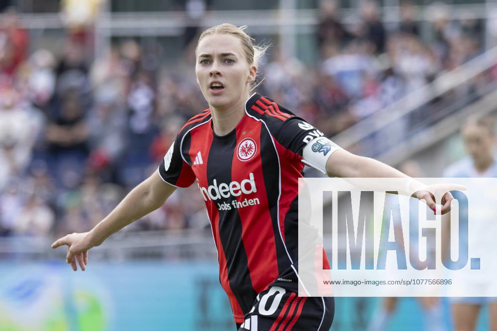 Google Pixel Womens Bundesliga Eintracht Frankfurt 1 FC Union Berlin, 17 05 2026 Laura Freigang Eintracht Frankfurt 10 celebrates her goal for 1 2, clipping, portrait portrait, Eintracht Frankfurt 1 FC Union Berlin, Frankfurt, Stadion am Brentanobad