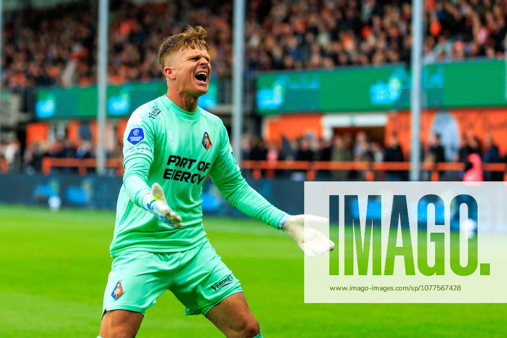 2026-05-17 FC Volendam v SC Telstar - Dutch Eredivisie VOLENDAM, NETHERLANDS - MAY 17: Goalkeeper Ronald Koeman Jr. of Telstar during the Dutch Eredivisie match between FC Volendam and SC Telstar at Kras Stadion on May 17, 2026 in Volendam, Netherlands. Volendam Kras Stadion Netherlands Content not available for redistribution in The Netherlands directly or indirectly through any third parties.