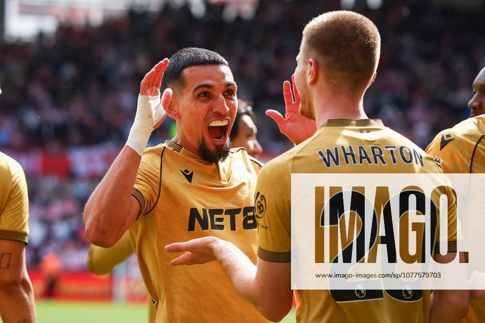 Premier League: Brentford v Crystal Palace LONDON, UK - 17th May 2026: Adam Wharton of Crystal Palace celebrates with team mates after scoring his side s second goal during the Premier League match between Brentford FC and Crystal Palace FC at Gtech Community Stadium London Gtech Community Stadium England United Kingdom