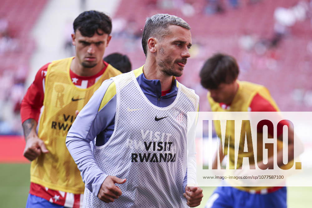 Atletico de Madrid vs Girona, on the 37th matchday of the 2025 26 Spanish First Division May 17, 2026, Madrid, Spain Antoine Griezmann is warm up during the Spanish championship LaLiga football match between Atletico de Madrid and Girona CF on 17 May 2026 at Estadio Santiago Bernabeu in Madrid, Spain Madrid, Spain Madrid Madrid Madrid Spain