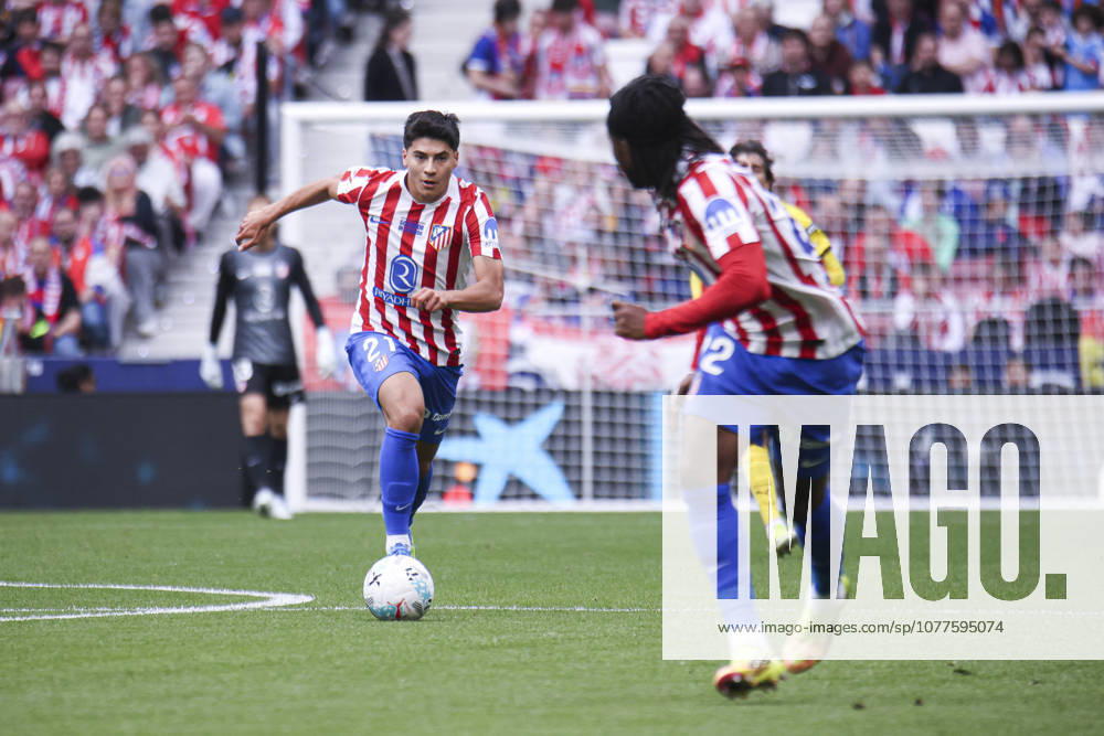 Atletico de Madrid vs Girona, on the 37th matchday of the 2025 26 Spanish First Division May 17, 2026, Madrid, Spain Obed Vargas with the ball during the Spanish championship LaLiga football match between Atletico de Madrid and Girona CF on 17 May 2026 at Estadio Santiago Bernabeu in Madrid, Spain Madrid, Spain Madrid Madrid, Spain Madrid Madrid Spain