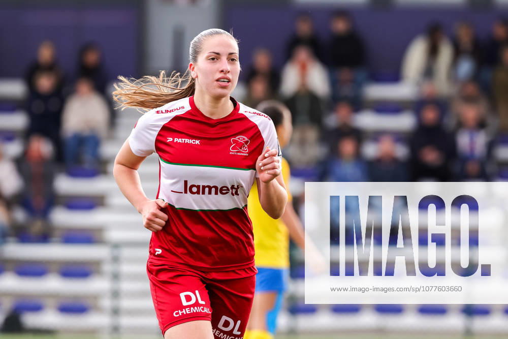 ZULTE WAREGEM VS WESTERLO Lena Hubaut (6) of Zulte Waregem pictured during a female soccer game between Zulte-Waregem dames and KVC Westerlo on matchday 5 in Play Off 2 of the 2025-2026 season of Belgian Lotto Womens Super League , on Saturday 16 May 2026 in Zulte , BELGIUM . PHOTO SPORTPIX Sevil Oktem Zulte BELGIUM