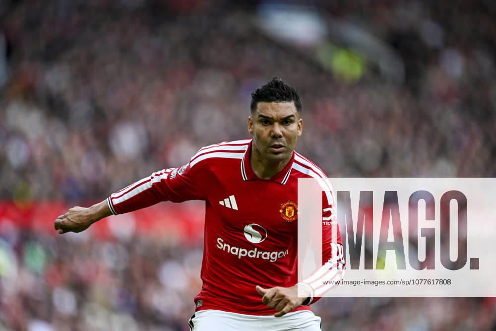 MANCHESTER, ENGLAND, MAY 17: Casemiro of Manchester United, ManU looks on during the Premier League 2025-26 football match between Manchester United and Nottingham Forest at Old Trafford, Manchester, England (Photo by Richard Callis Sports Press Photo)