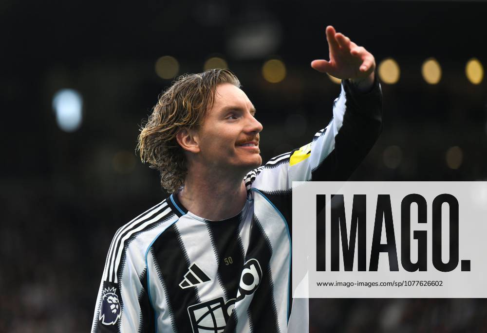 Nick Woltemade of Newcastle United celebrates scoring their first goal Newcastle United v West Ham United, Premier League, Football, St James Park, Newcastle, UK - 17 May 2026Newcastle St James Park United Kingdom