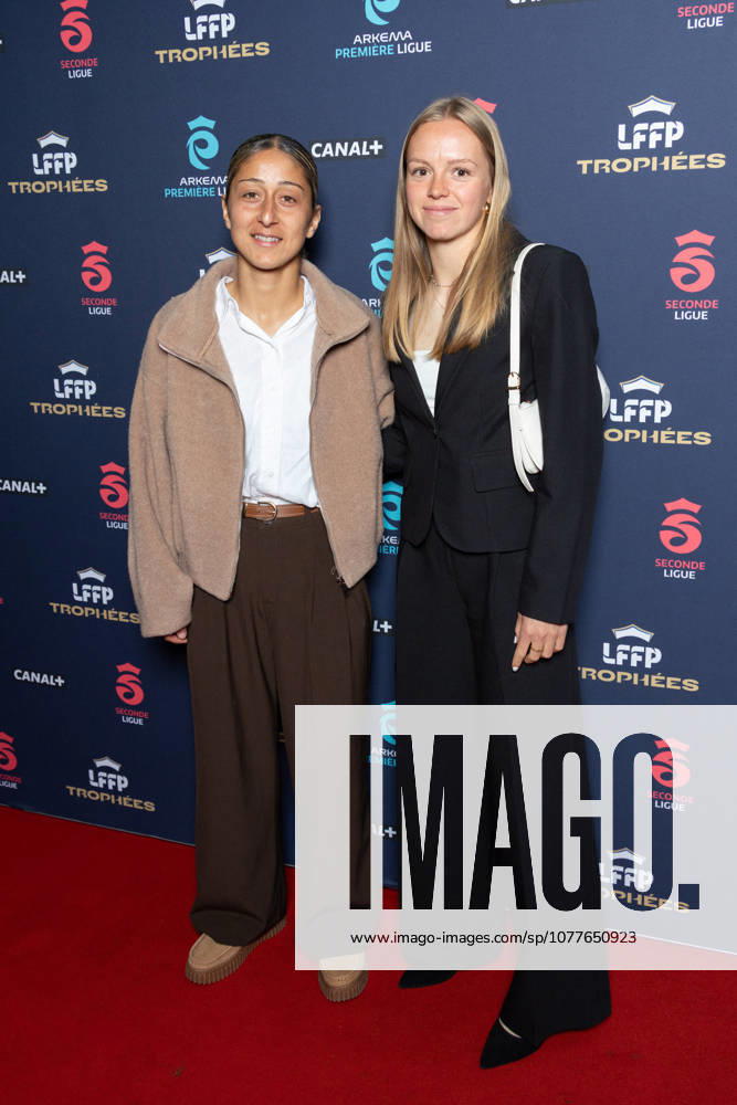 Trophees 2026 - Arkema Premiere Ligue - Paris Selen Altunkulak, Lou Jumere Seignou attends the awards ceremony of the French Women’s Football Professional League LFFP 2025 2026 season at Pavillon Dauphine on May 18, 2026 in Paris, France. Photo by Nasser Berzane ABACAPRESS.COM Paris France