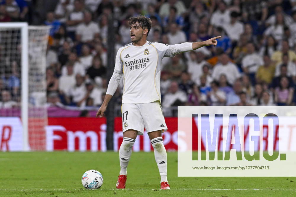 RAUL ASENCIO of Real Madrid CF during the match corresponding to the thirty-eight round of the 2025 26 First Division National League Championship between REAL MADRID C.F. Vs ATHLETIC CLUB, played at the Bernabeu Stadium on May 23, 2026, in Madrid, Spain. REAL MADRID C.F. Vs ATHLETIC CLUB - First Division National League Championship 2025 26 (05.23.26) - ZUMAc312 20260524_zsp_c312_189