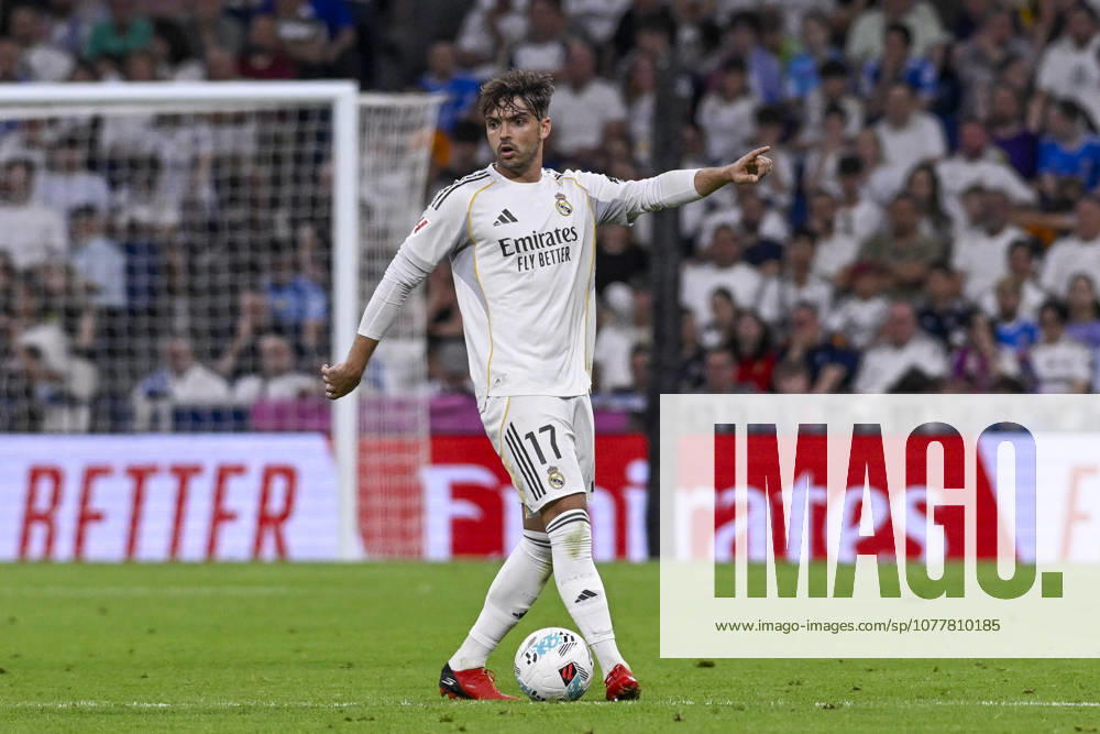 RAUL ASENCIO of Real Madrid CF during the match corresponding to the thirty-eight round of the 2025 26 First Division National League Championship between REAL MADRID C.F. Vs ATHLETIC CLUB, played at the Bernabeu Stadium on May 23, 2026, in Madrid, Spain. Madrid Spain - ZUMAc312 20260524_zsp_c312_190