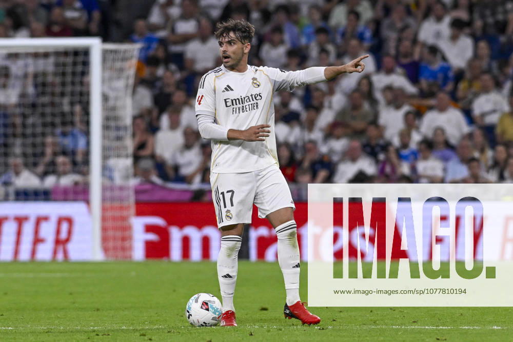 RAUL ASENCIO of Real Madrid CF during the match corresponding to the thirty-eight round of the 2025 26 First Division National League Championship between REAL MADRID C.F. Vs ATHLETIC CLUB, played at the Bernabeu Stadium on May 23, 2026, in Madrid, Spain. Madrid Spain - ZUMAc312 20260524_zsp_c312_188