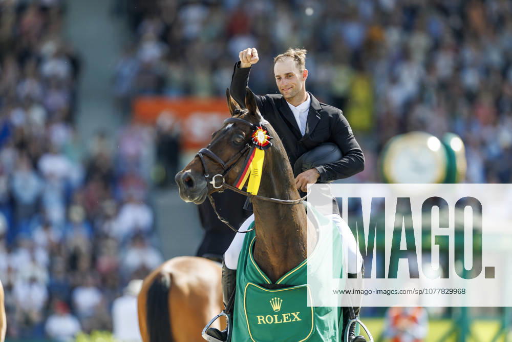 AACHEN TSCHIO 2026, AACHEN TSCHIO 2026 VOGEL Richard GER , United Touch S Prize giving ceremony Rolex Grand Prix, part of the Rolex Grand Slam of Show Jumping, The Grand Prix of Aachen CSI5 Jumping competition over two rounds and jump off Aachen, Reitstadion Soers 24 May 2026