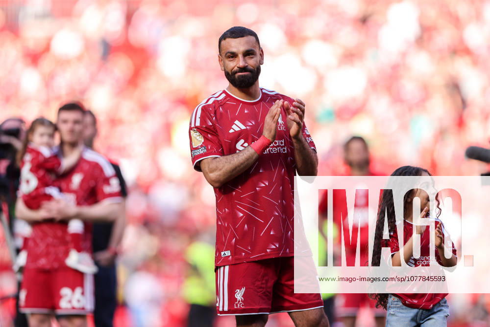 Liverpool s Mo Salah applauds the fans after the match Liverpool v Brentford, Premier League, Football, Anfield, Liverpool, UK - 24 May 2026Liverpool Anfield United Kingdom