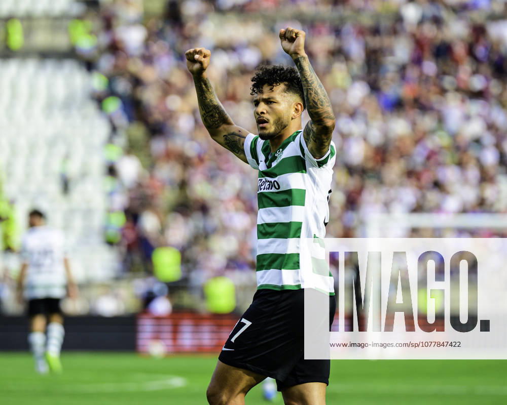 Luis Suarez of Sporting CP celebrates goal during Portuguese Cup final, match between Sporting CP and SCU Torreense at National Stadium, Lisbon, Portugal, on May 24, 2026. Lisbon Portugal - ZUMAr200 20260524_zsp_r200_024
