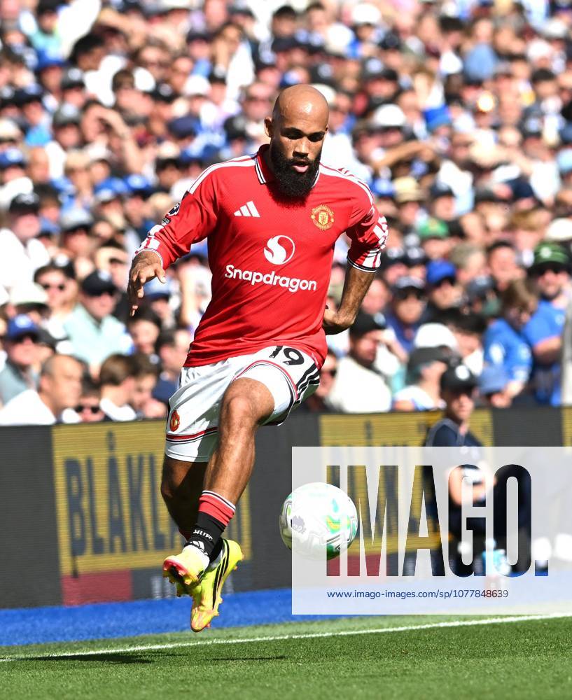 Bryan Mbeumo of Manchester United, ManU on the ball during the Premier League match between Brighton and Hove Albion and Manchester United at the American Express Stadium , Brighton , UK - 24th May 2026 Brighton & Hove Albion vs Manchester United Premier League Football, Amex Stadium, Sussex, United Kingdom - 24 May 2026Brighton Amex Stadium Sussex United Kingdom . No mer