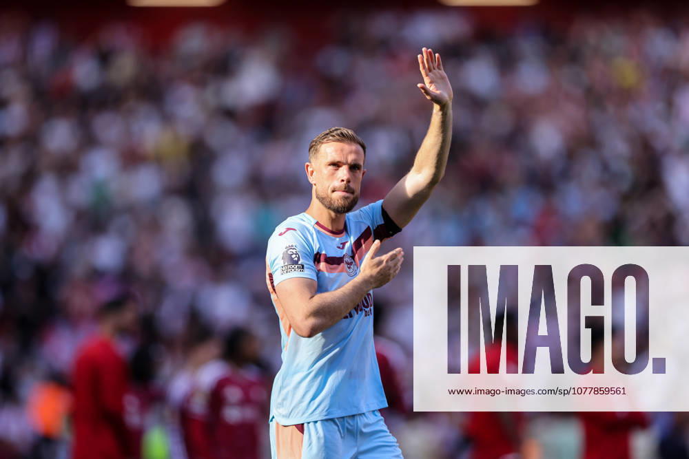 Brentford s Jordan Henderson applauds the Liverpool fans Liverpool v Brentford, Premier League, Football, Anfield, Liverpool, UK - 24 May 2026Liverpool Anfield United Kingdom