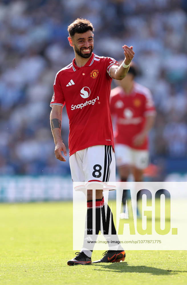 Brighton and Hove, England, 24th May 2026. Bruno Fernandes of Manchester United, ManU during the Brighton and Hove Albion vs Manchester United Premier League match at the AMEX Stadium, Brighton and Hove. Picture credit should read: David Klein Sportimage . SPI_088_DK_Brighton_Man_Utd SPI-4826-0088