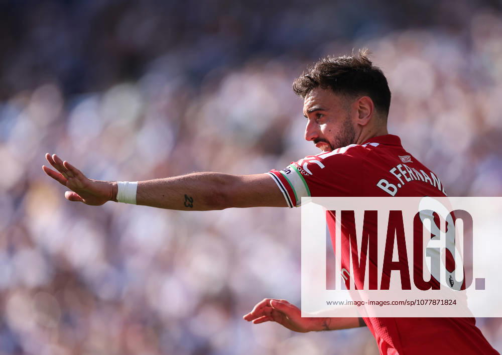 Brighton and Hove, England, 24th May 2026. Bruno Fernandes of Manchester United, ManU during the Brighton and Hove Albion vs Manchester United Premier League match at the AMEX Stadium, Brighton and Hove. Picture credit should read: David Klein Sportimage . SPI_083_DK_Brighton_Man_Utd SPI-4826-0083