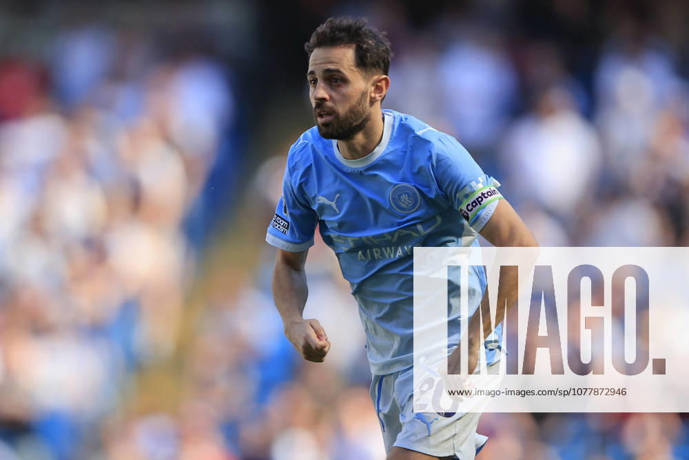 Manchester City v Aston Villa, Premier League Bernardo Silva (20) of Manchester City during the Premier League match between Manchester City and Aston Villa at the Etihad Stadium, Manchester, UK on 24 May 2026. Manchester Etihad Stadium Manchester UK Editorial use only DataCo restrictions apply See www.football-dataco.com ,