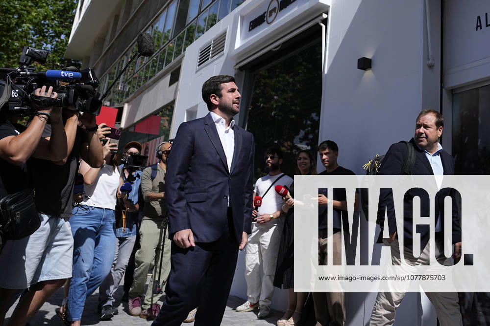Enrique Riquelme attends the Media during the opening of his new campaign headquarters for his candidacy for the presidency of Real Madrid next to Bernabeu stadium on May 25, 2026, in Madrid, Spain. Madrid Spain - ZUMAa181 20260525_zaa_a181_015