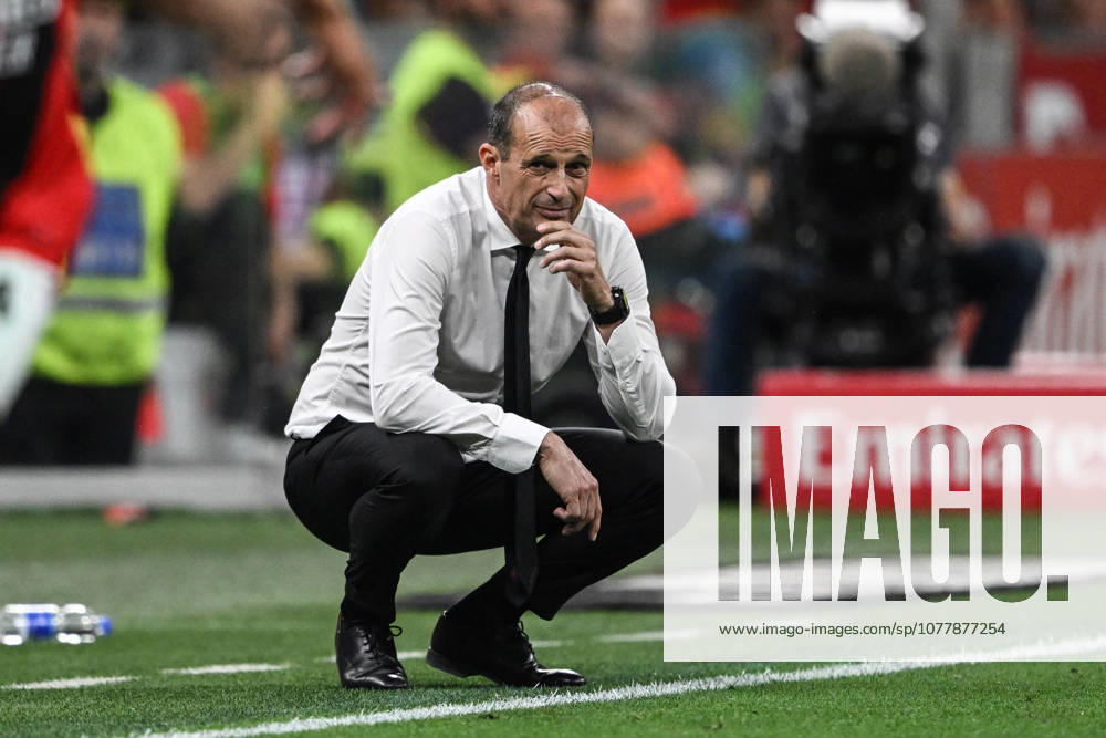 Photo by IPA ABACAPRESS.COM85057795 - Head Coach Massimiliano Allegri of AC Milan disappointment during the Italian Serie A football match between AC Milan and Cagliari Calcio on 24 of May 2026 at Giuseppe Meazza San Siro Siro stadium in Milan, Italy. Credit: Tiziano Ballabio Milan Italy