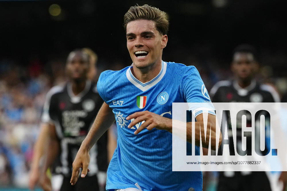 Miguel Gutierrez of SSC Napoli during the Serie A match between SSC Napoli and Udinese Calcio at Stadio Diego Armando Maradona Naples Italy on 24 May 2026. Naples Stadio Diego Armando Maradona Naples Italy